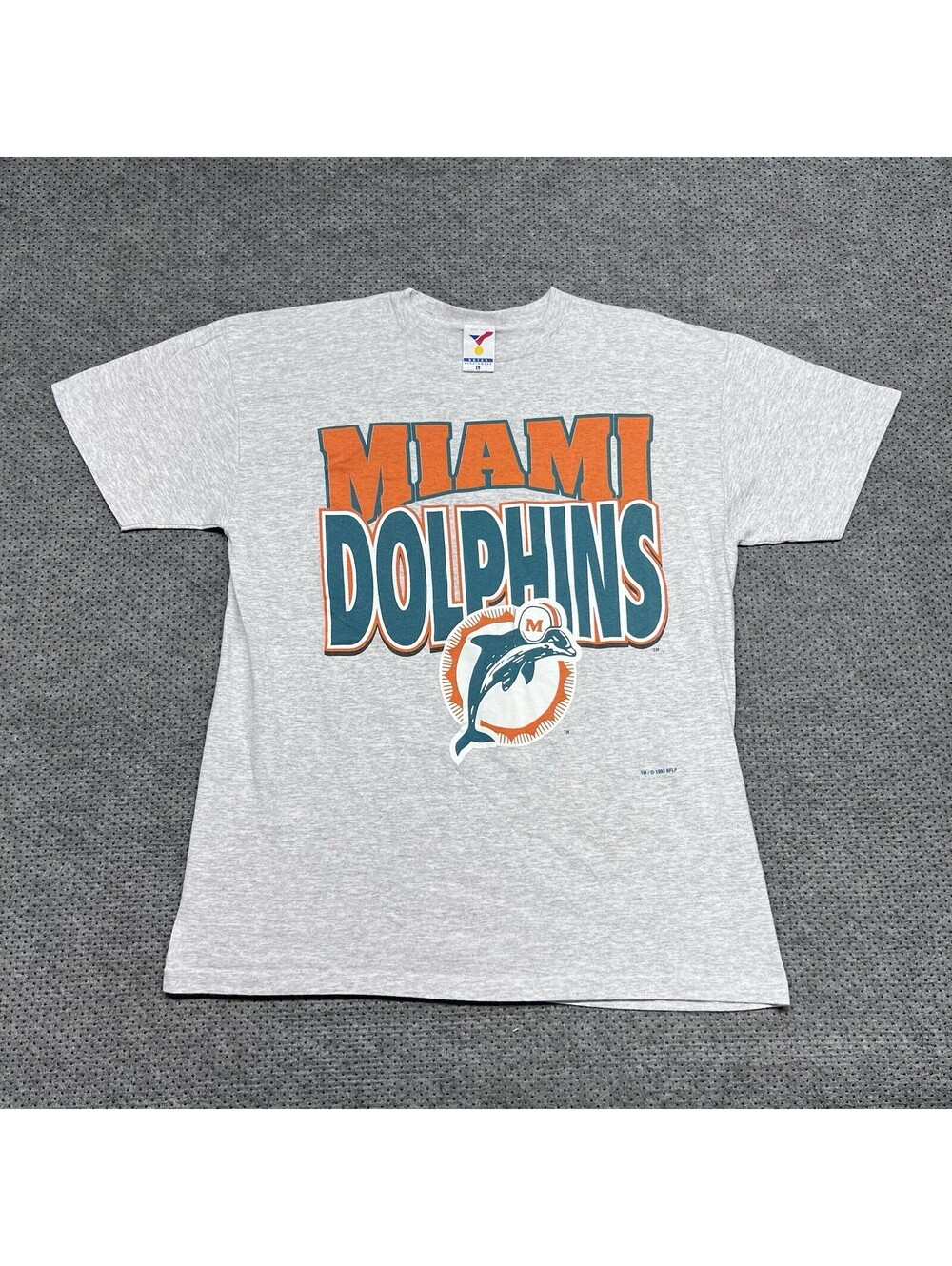 Vintage 1993 Miami Dolphins T-Shirt Large National Football League RARE MENS
